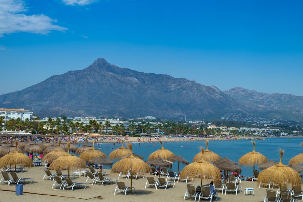 Playa Puerto Banús Marbella Costa del Sol kisebb